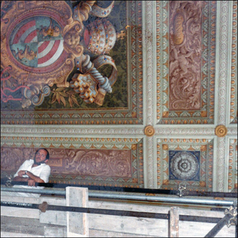 Restauro-soffitto-Biblioteca-del-Santo-Padre---Vaticano---Copia